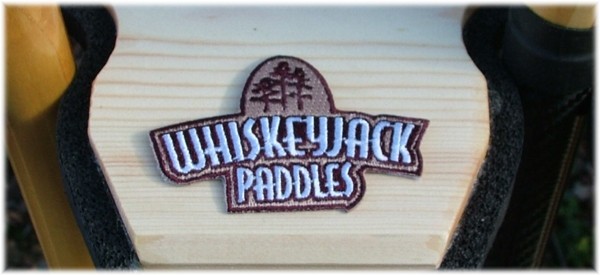 WHISKEYJACK PADDLES CUSTOM PATCH CLOTH 3" x 2"